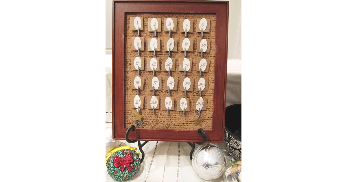 Framed Calendar DIY Advent Calendars POPSUGAR Smart Living Photo 8