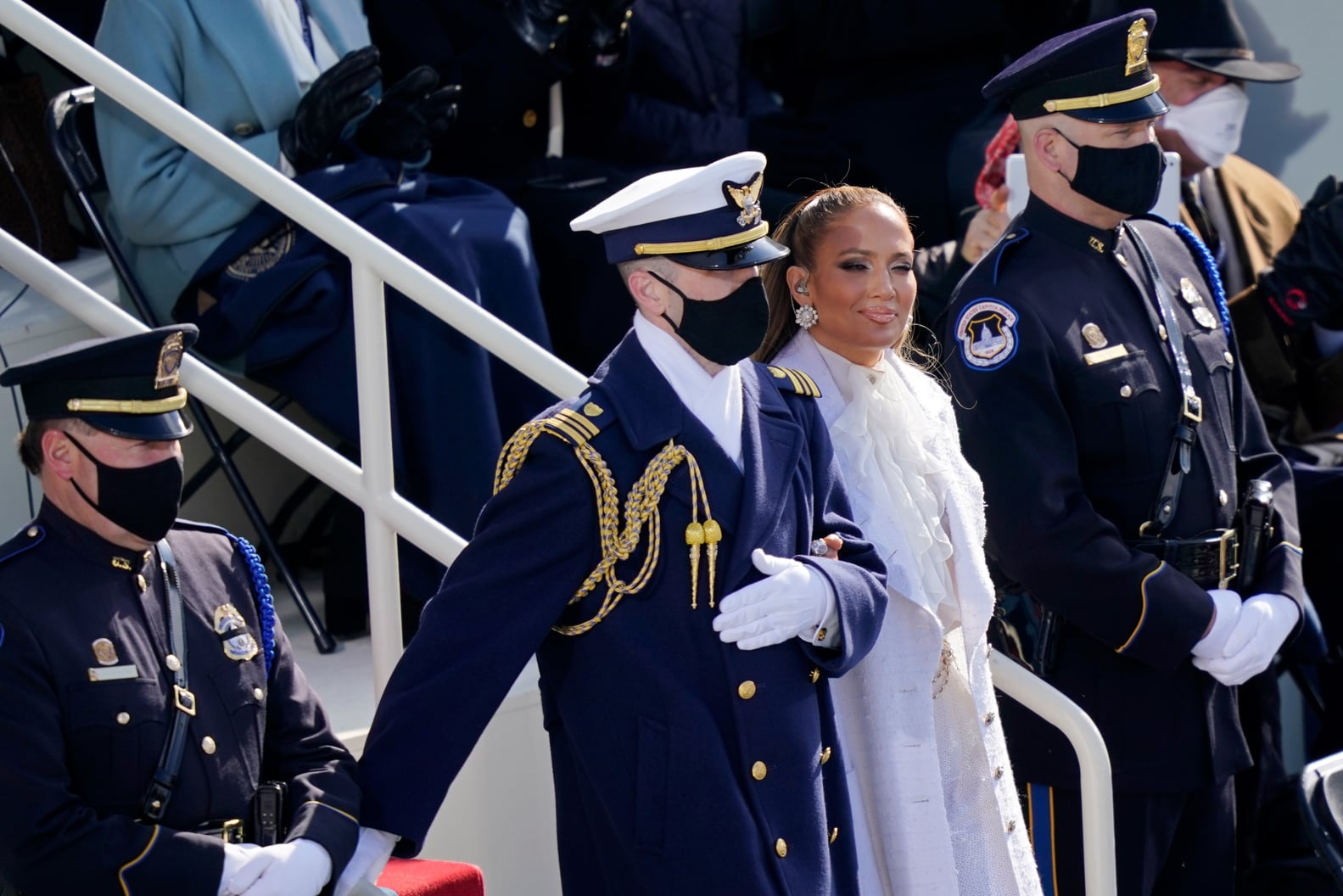 See Photos of J Lo's White Chanel Outfit on Inauguration Day | PS Fashion