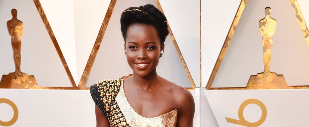 Lupita Nyong'o Versace Dress at the Oscars 2018