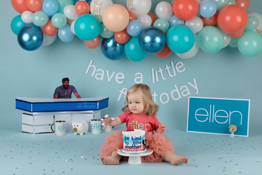 Ellen DeGeneres Cake Smash Photo Shoot