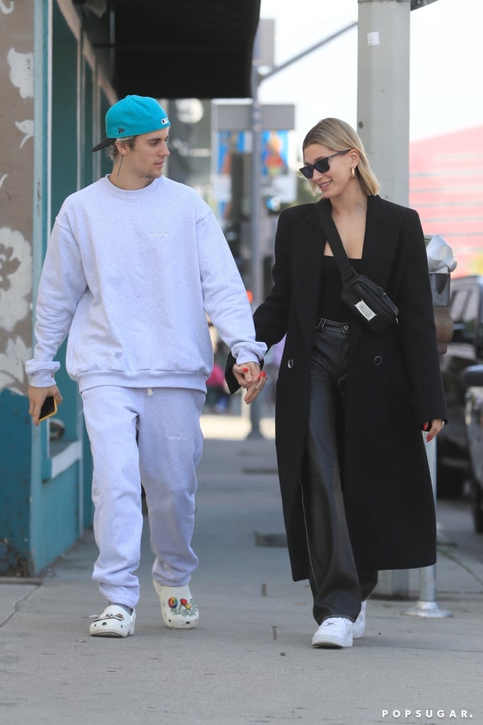 Justin and Hailey Bieber Kissing in LA Pictures March 2020