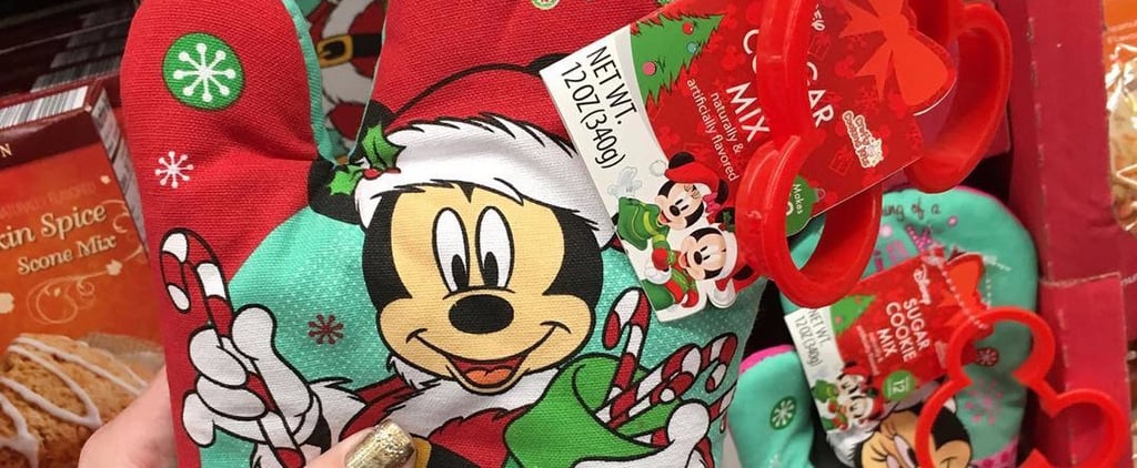 Mickey and Minnie Holiday Oven Mitts From Aldi