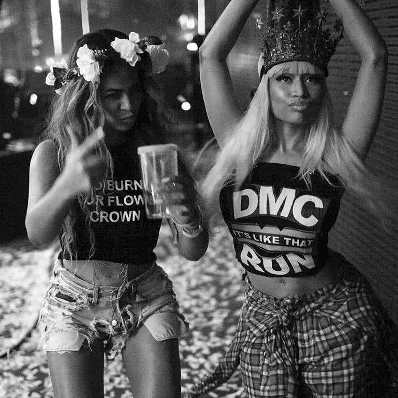 Beyonce and Nicki Minaj "Feeling Myself" Pictures