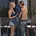 Hailey Baldwin's Blue Bikini With Justin Bieber in Miami