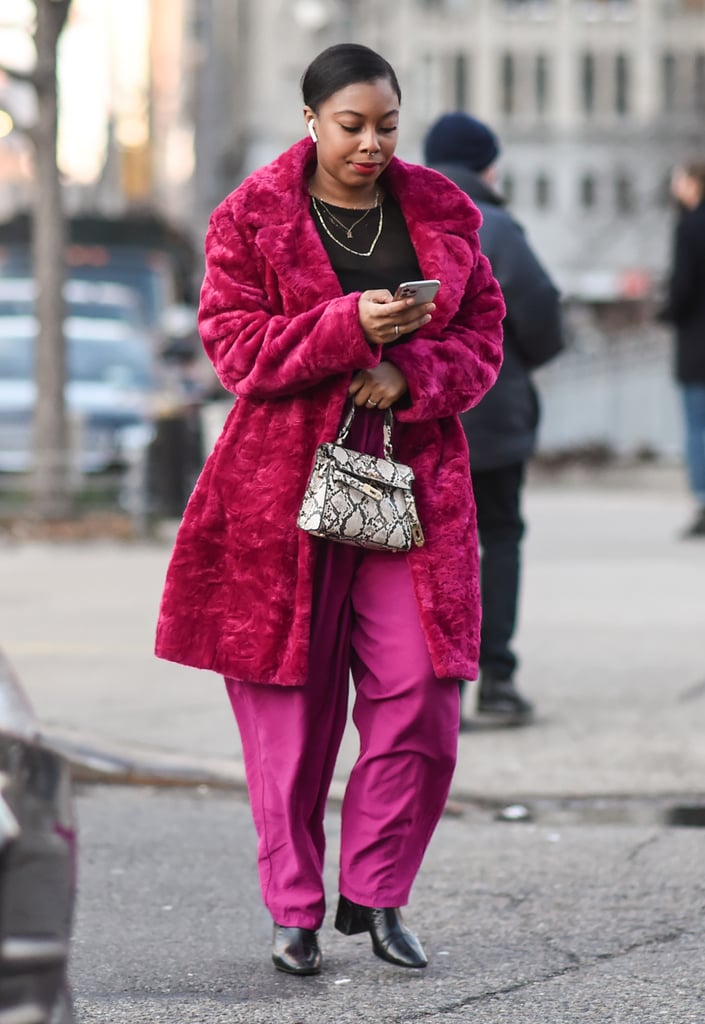 pink monochrome outfit