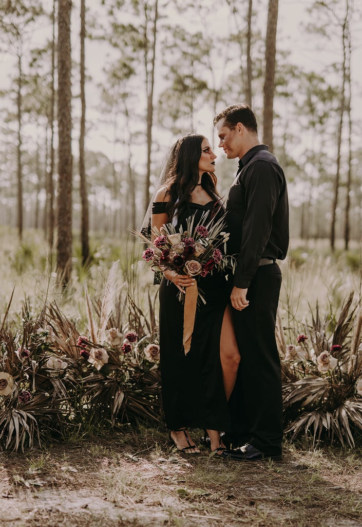 Witch-Inspired Halloween Wedding Shoot​