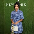 Maitreyi Ramakrishnan Styled a Shirtdress With Pom-Pom Heels For Kate Spade