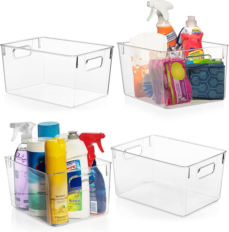 Clear Bins ClearSpace Plastic Storage Bins Best Organisers on Sale