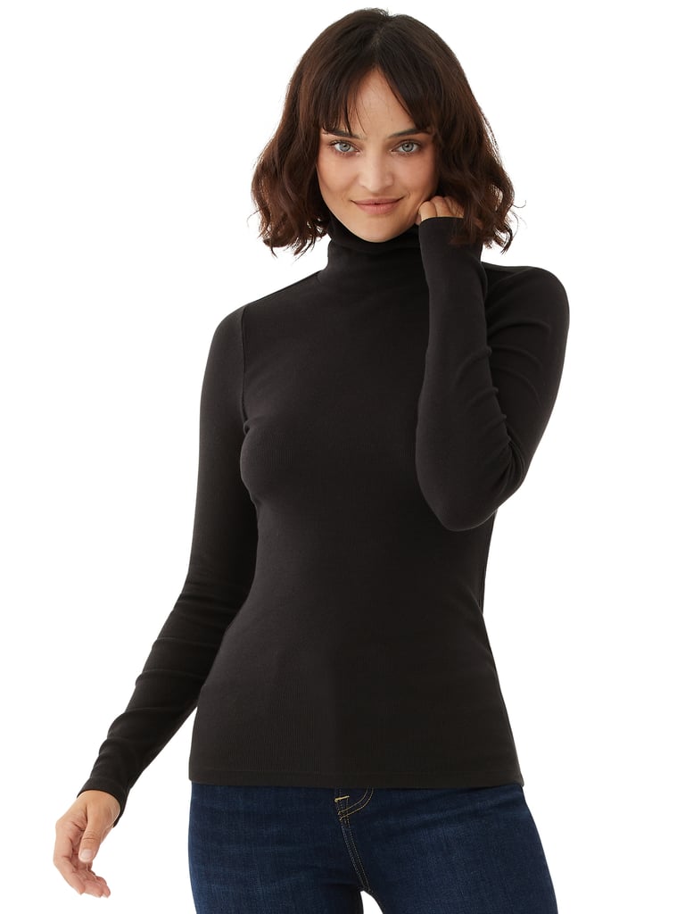 Free Assembly Women's Ribbed Turtleneck Tops