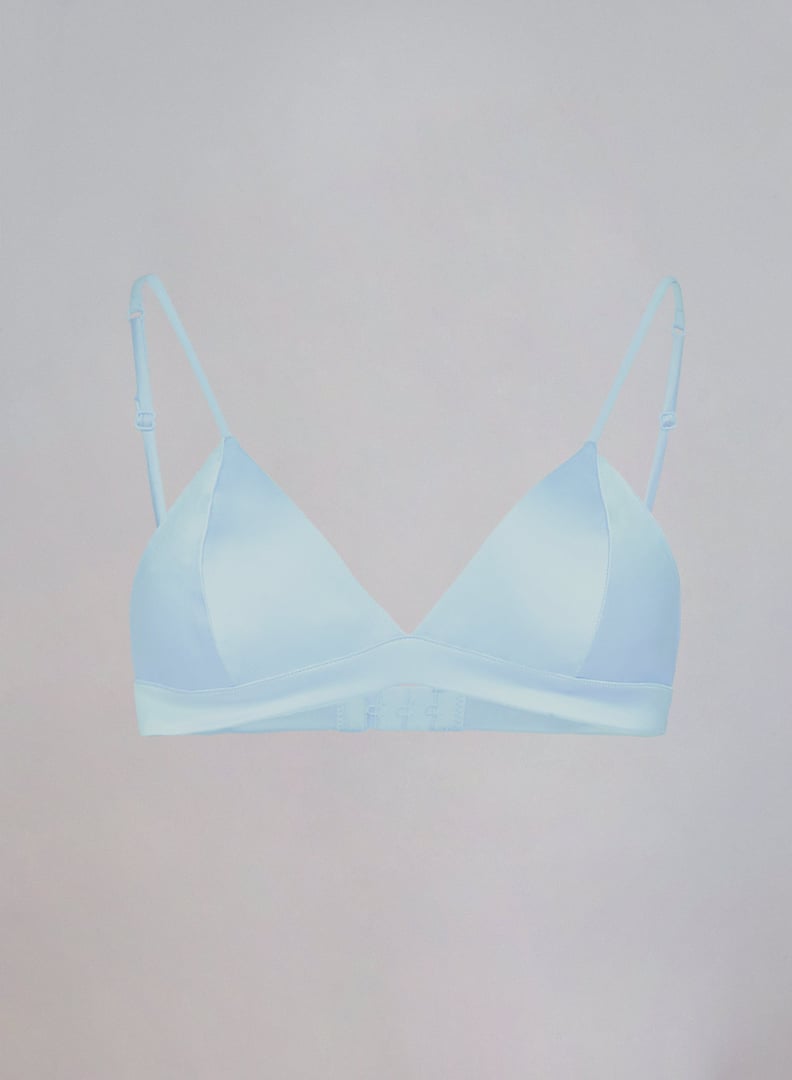 French Triangle Silk Bra