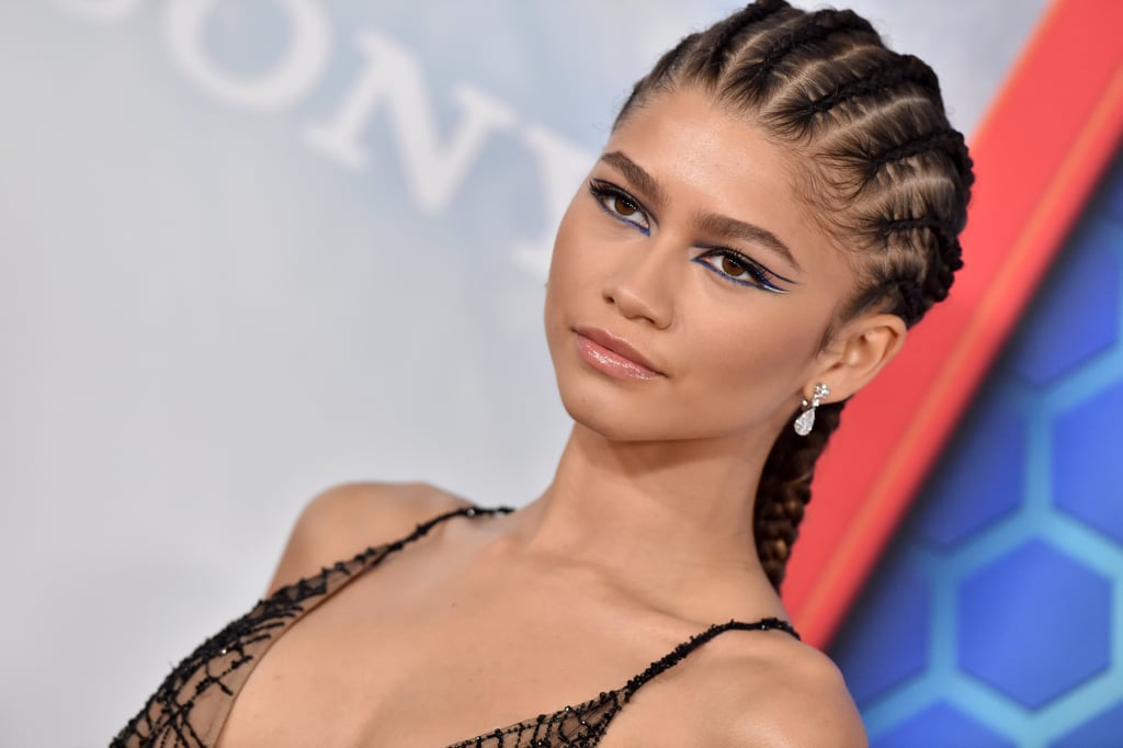 Zendaya's Blue Floating Eyeliner at the Spider-Man Premiere