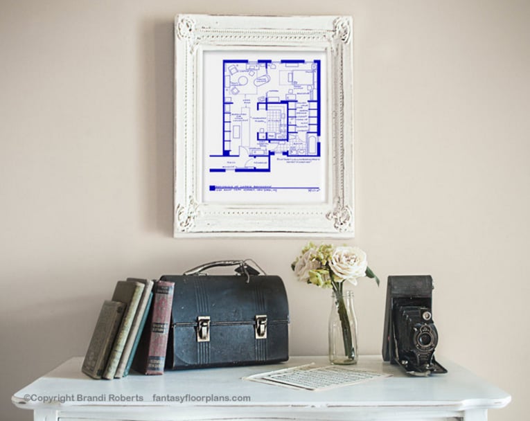 Carrie Bradshaw Apartment Art Tv Show Floor Plan 20 The