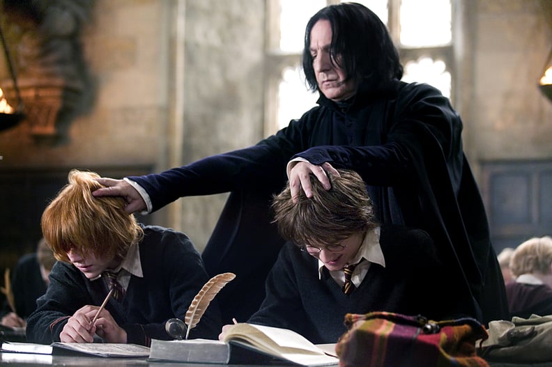 HARRY POTTER AND THE GOBLET OF FIRE, Rupert Grint, Alan Rickman, Daniel Radcliffe, 2005, (c) Warner Brothers/courtesy Everett Collection