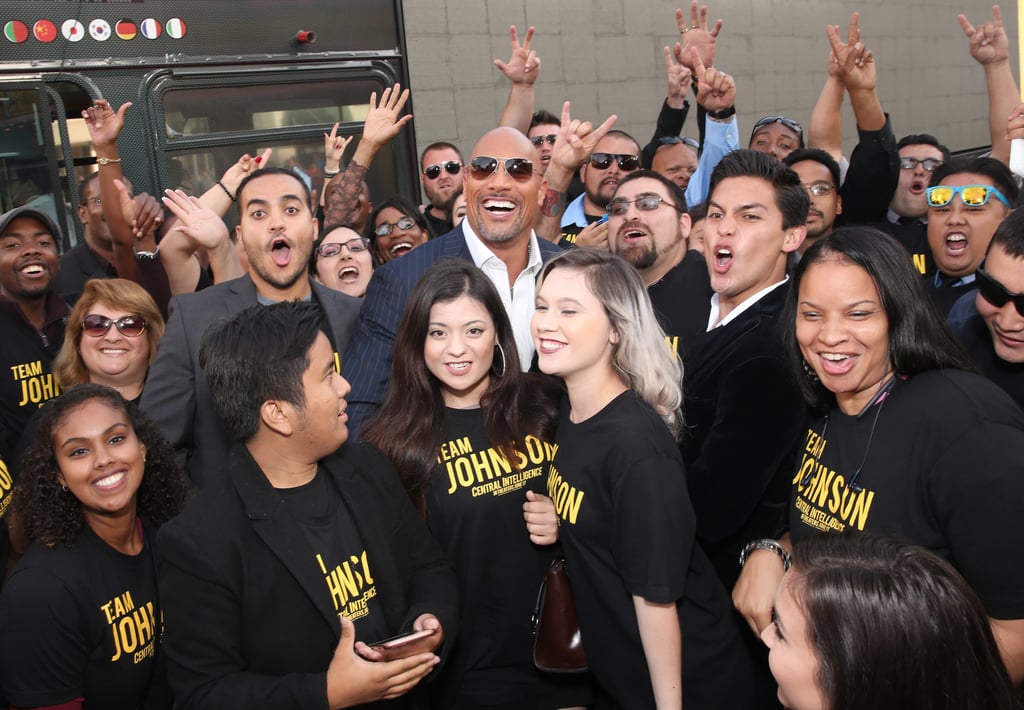 Dwayne Johnson at Central Intelligence LA Premiere 2016