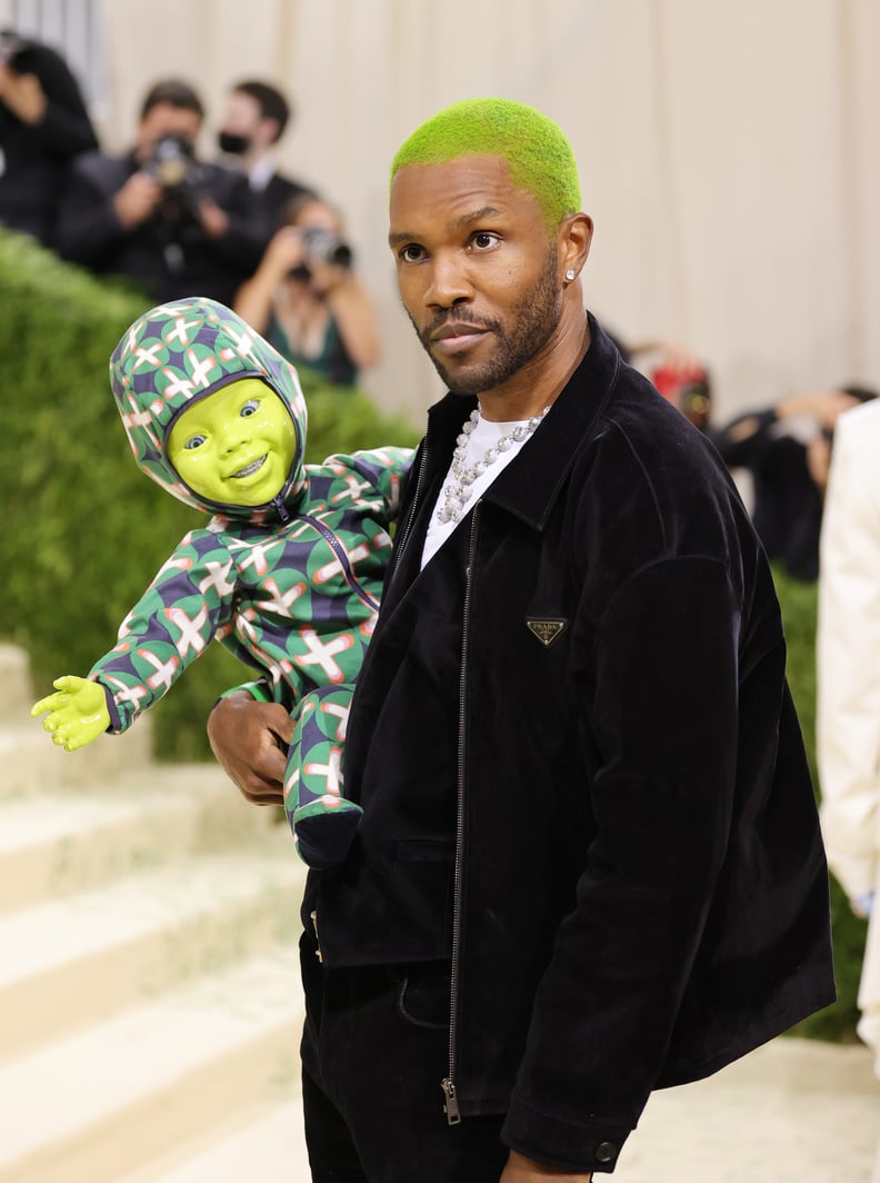 Frank Ocean and His Green Baby at the Met Gala 2021 | POPSUGAR Celebrity