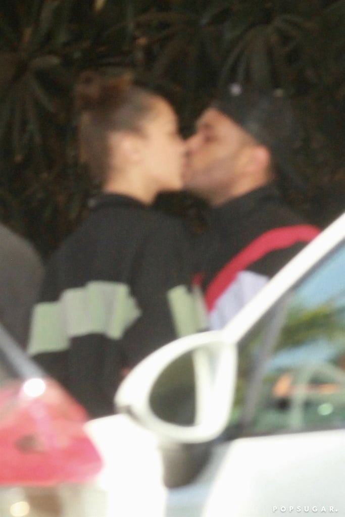 The Weeknd and Bella Hadid Kissing in LA August 2018