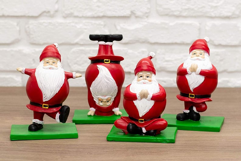 Buy a Set of Four Yoga Santas Here