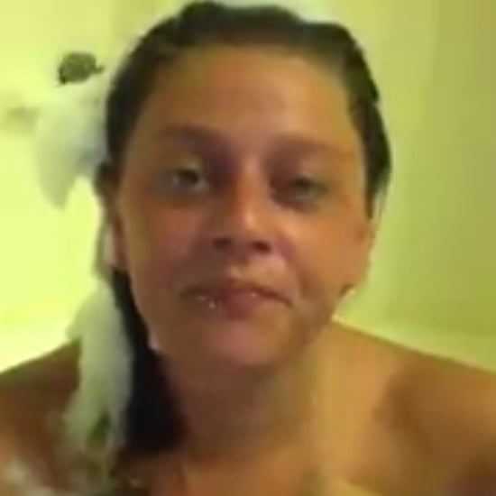 Girl Signs in a Bathtub | Video