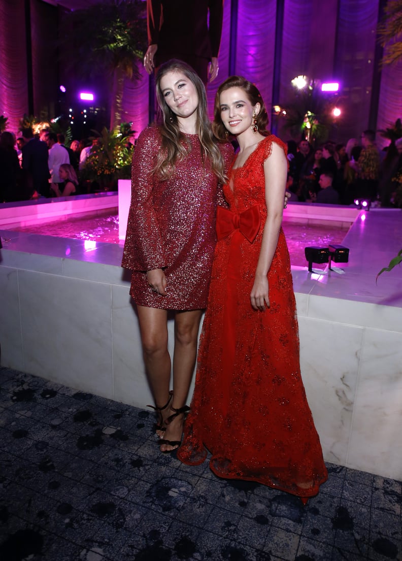 Laura Dreyfuss and Zoey Deutch at The Politician Premiere