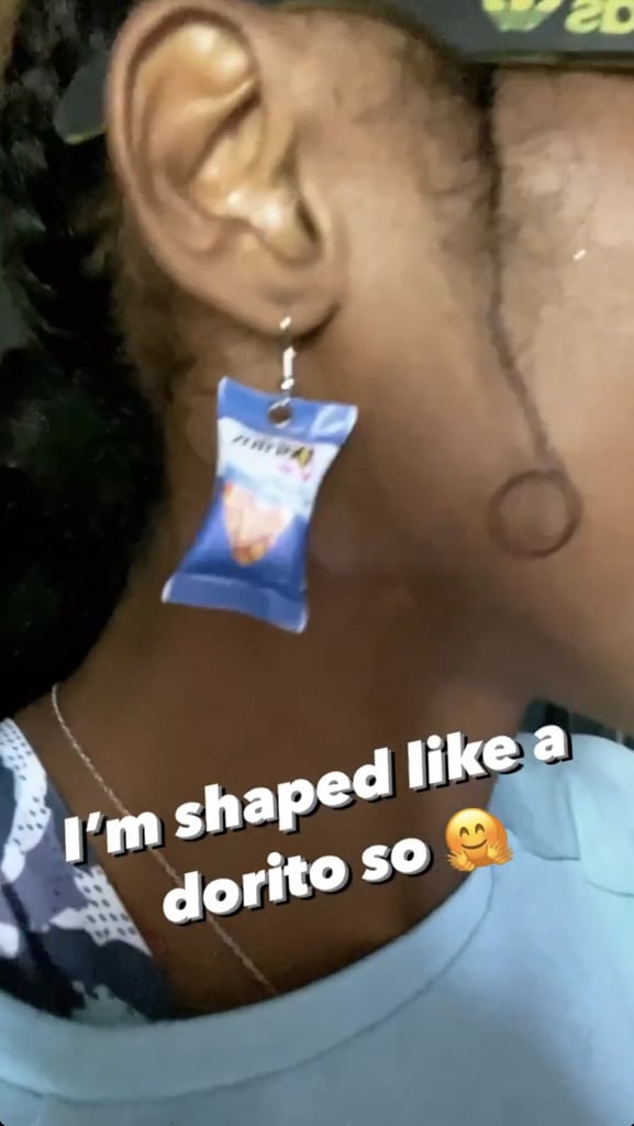 Christina Clemons Wears Doritos Earrings For Olympic Trials