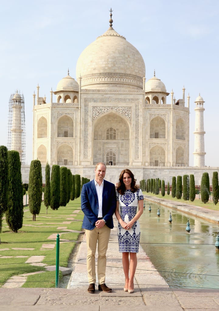 Kate Middleton's Naeem Khan Dress at the Taj Mahal 2016