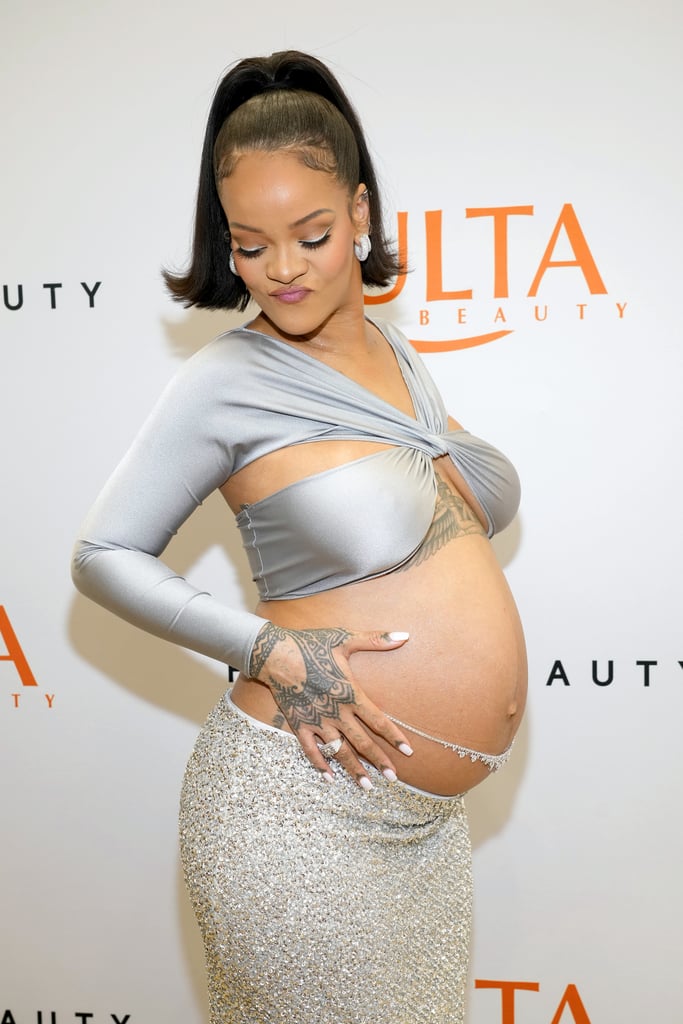 Rihanna's Silver Outfit at Fenty Beauty's Ulta Launch