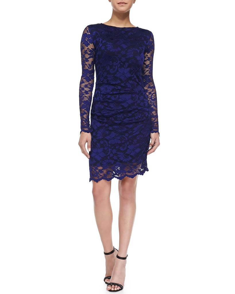 Nicole Miller Lace Sleeve Dress ($385)