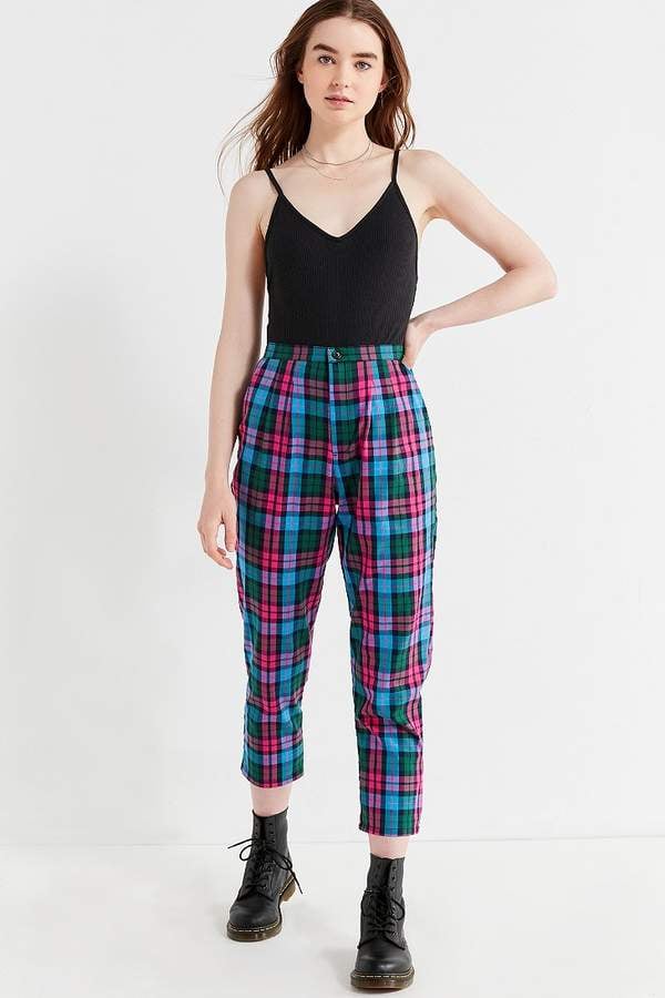 Urban renewal plaid pants sales