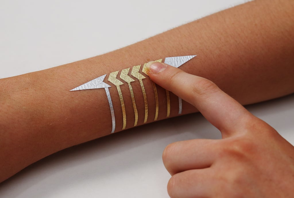 Here's an example of an input DuoSkin tattoo device. Here's an example of an input DuoSkin tattoo device.