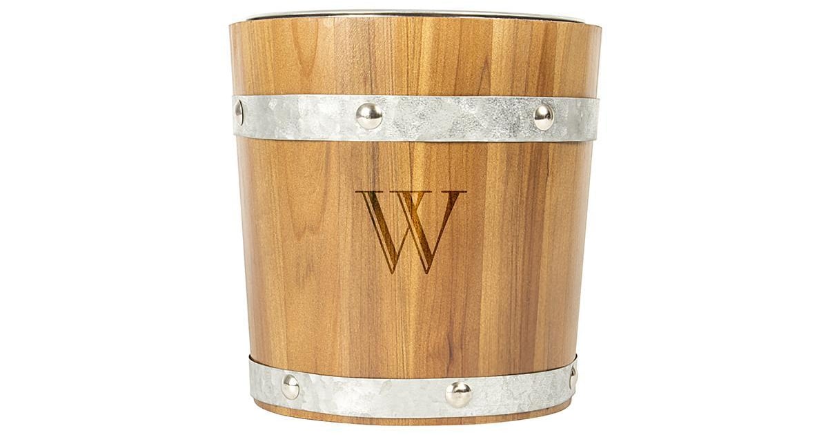 Rustic Ice Bucket (74) Monogram Home Gifts POPSUGAR Home Photo 39