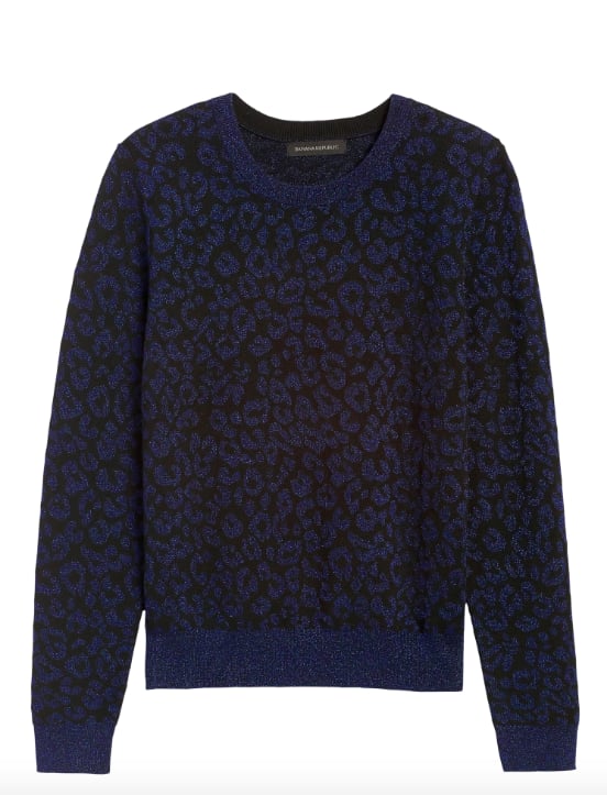 Metallic Leopard Sweater