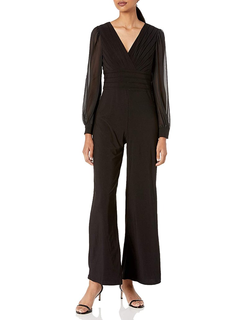 Adrianna Papell Jersey Jumpsuit With Sleeve
