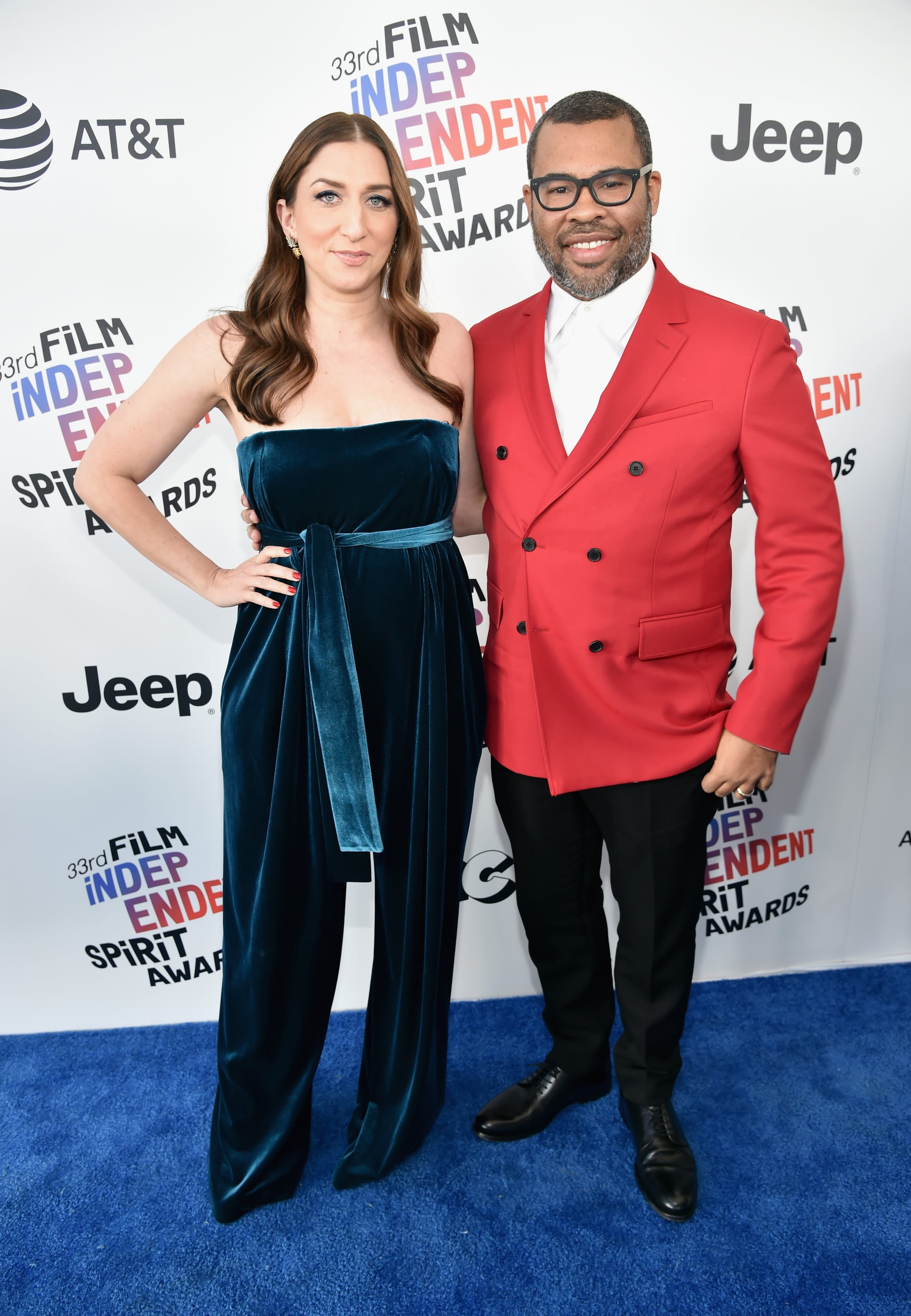 Pictured Chelsea Peretti And Jordan Peele Best Pictures From The 2018 Spirit Awards Popsugar Celebrity Australia Photo 23