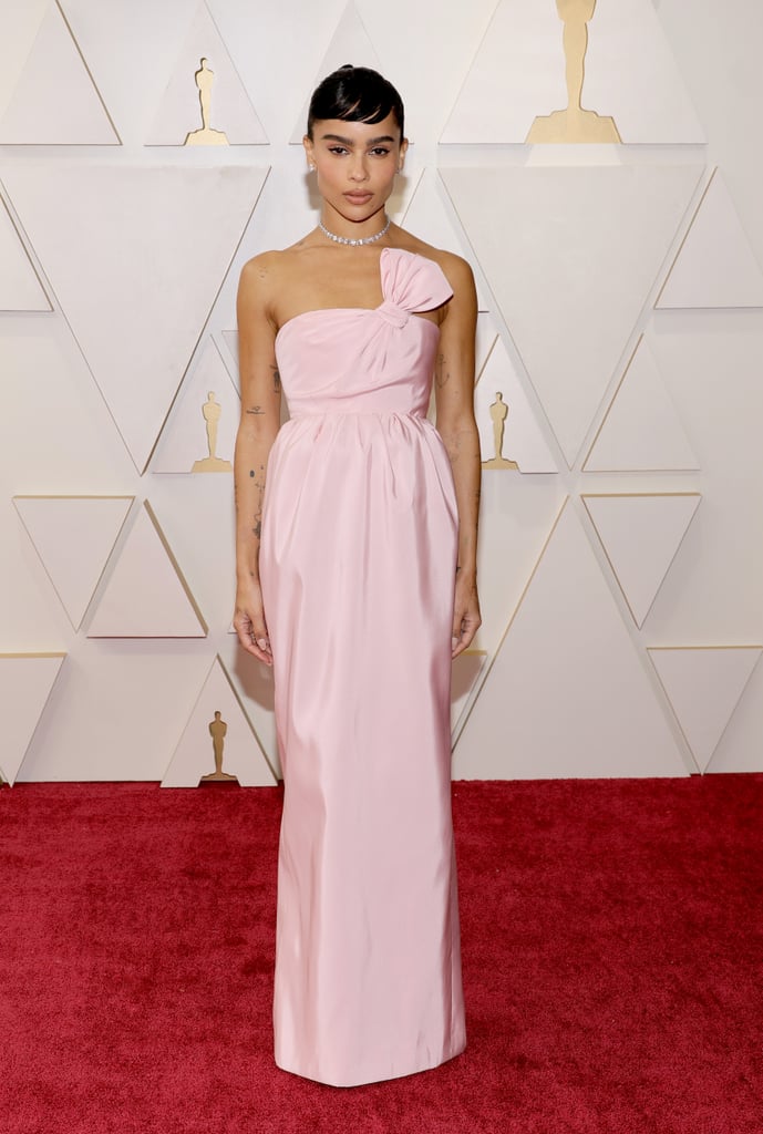 Zoë Kravitz's Saint Laurent Dress at the Oscars 2022