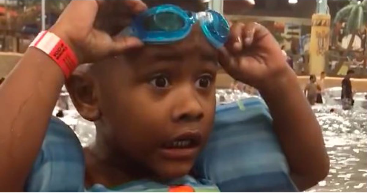 Little Boy Can't Find His Goggles Viral Video | POPSUGAR ...