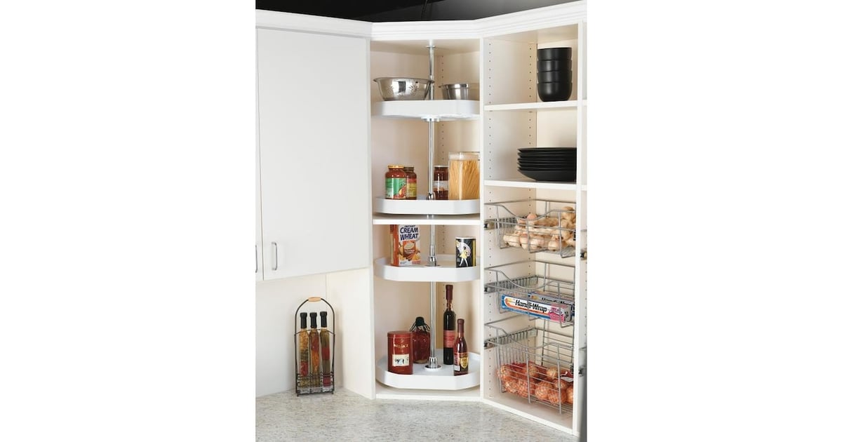 RevAShelf 2Tier Plastic Half Moon Lazy Susan Best Home