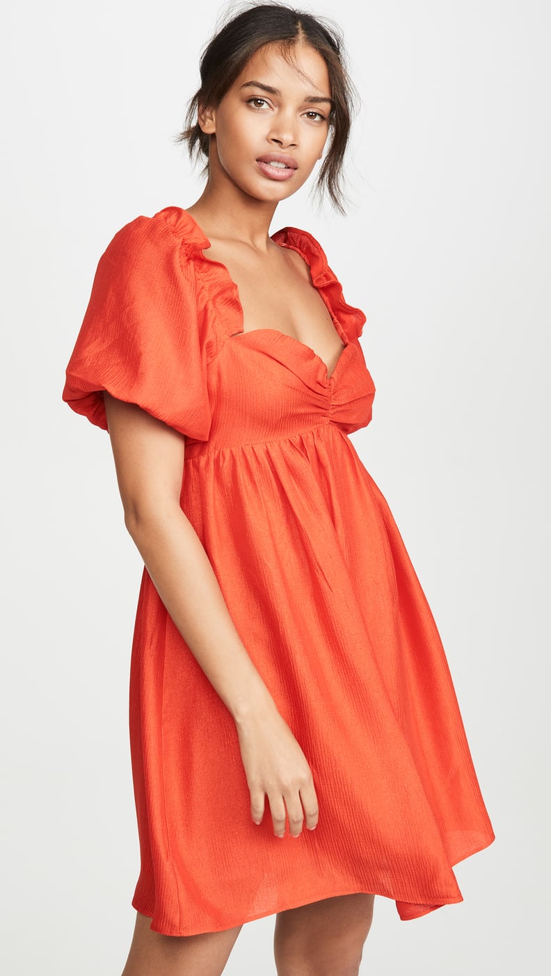 English Factory Balloon Sleeve Dress