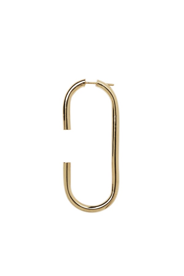 "I usually don't wear a lot of jewelry but have recently been coveting this Maria Black earring ($164). It's simple enough to wear everyday or as a modern statement piece to finish off a black-tie look." — Misha Nonoo