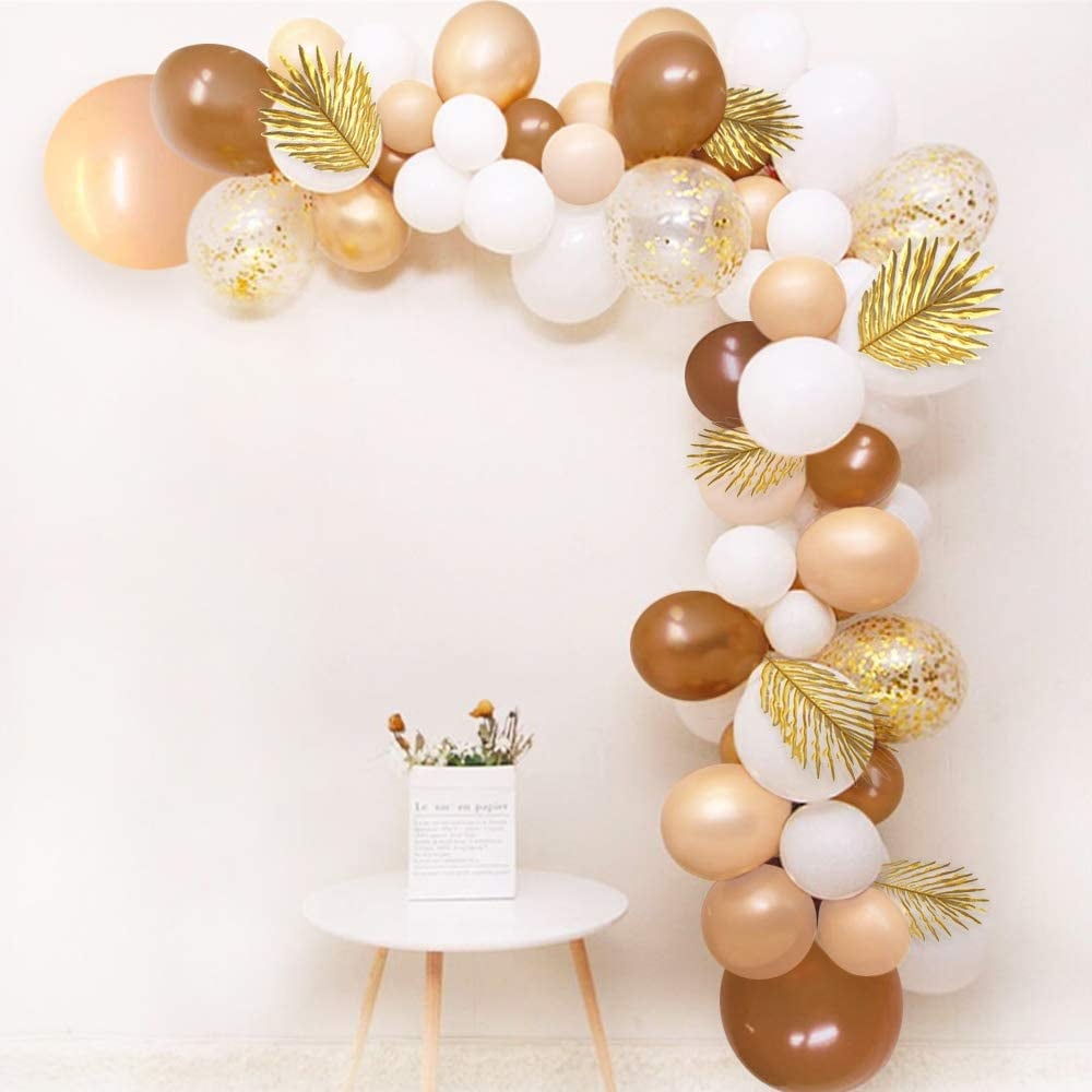 Sweet Baby Co. Neutral Brown Balloon Garland Arch Kit
