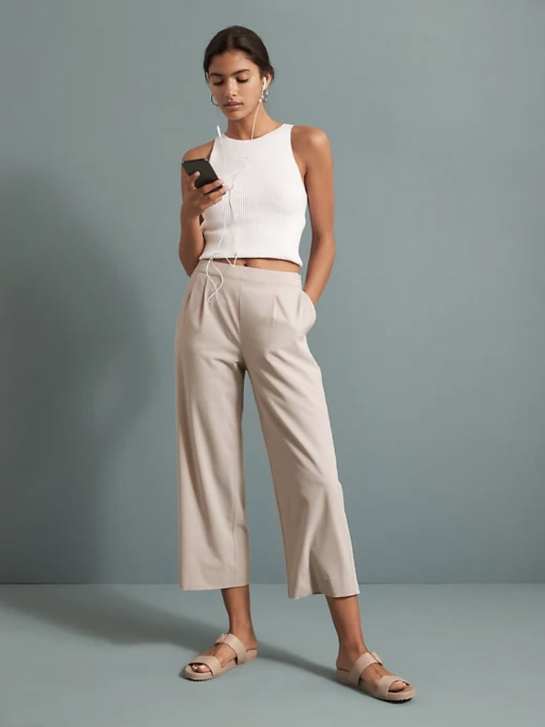 Banana Republic Flyweight Wide-Leg Cropped Pants