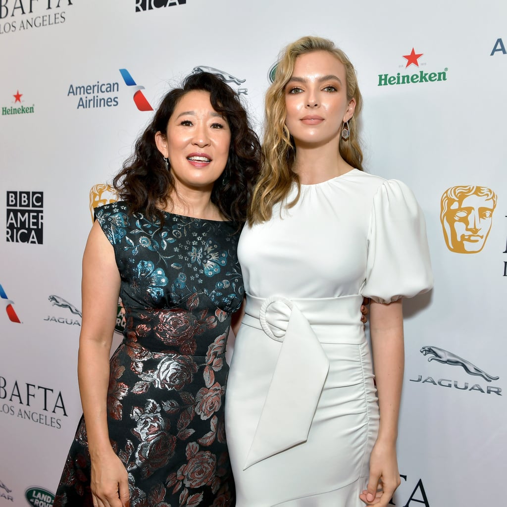 Pictured: Sandra Oh and Jodie Comer