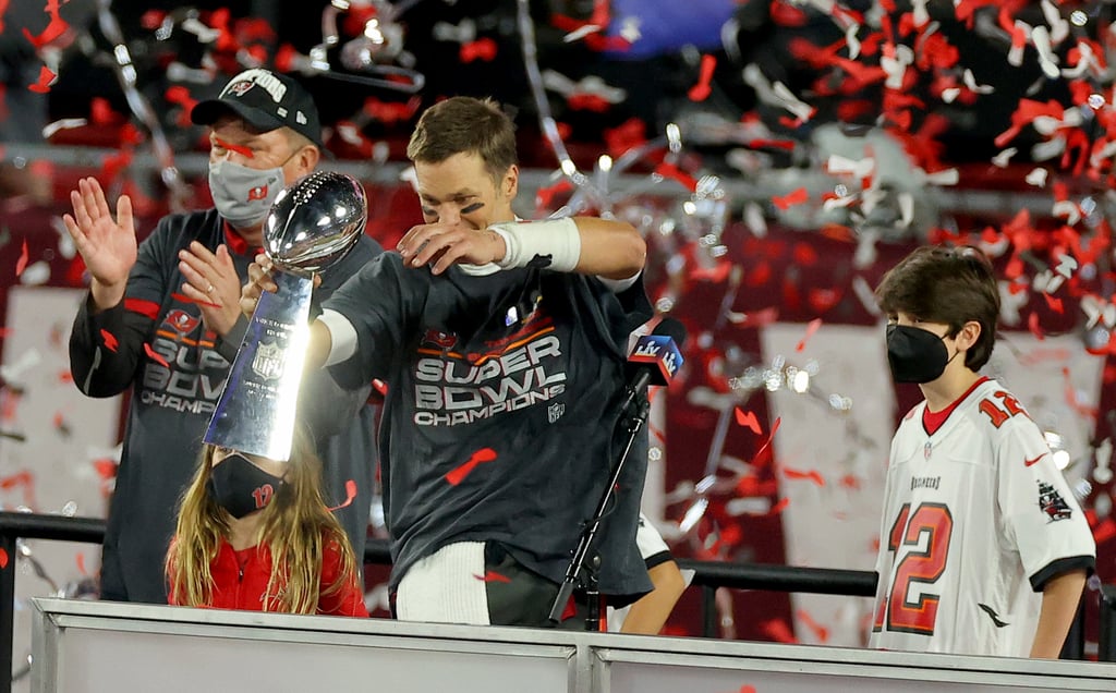 Tom Brady and His Family at the 2021 Super Bowl | Pictures