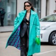 London Fashion Week Street Style Favoured Oceanic Blues, Playful Pink, and Electric Orange