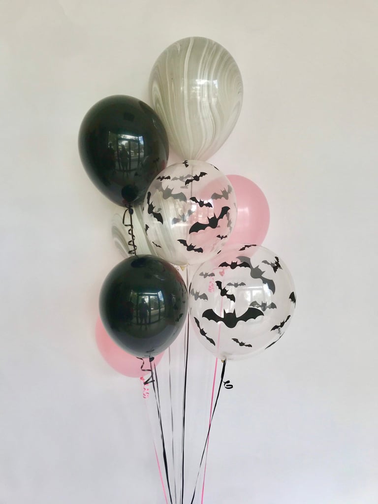 Halloween Pink and Black Balloons