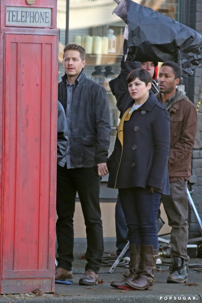 Ginnifer Goodwin and Josh Dallas Holding Hands January 2016