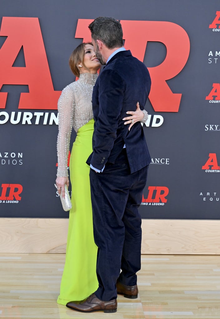詹妮弗·洛佩兹和本·阿弗莱克出席在洛杉矶首映