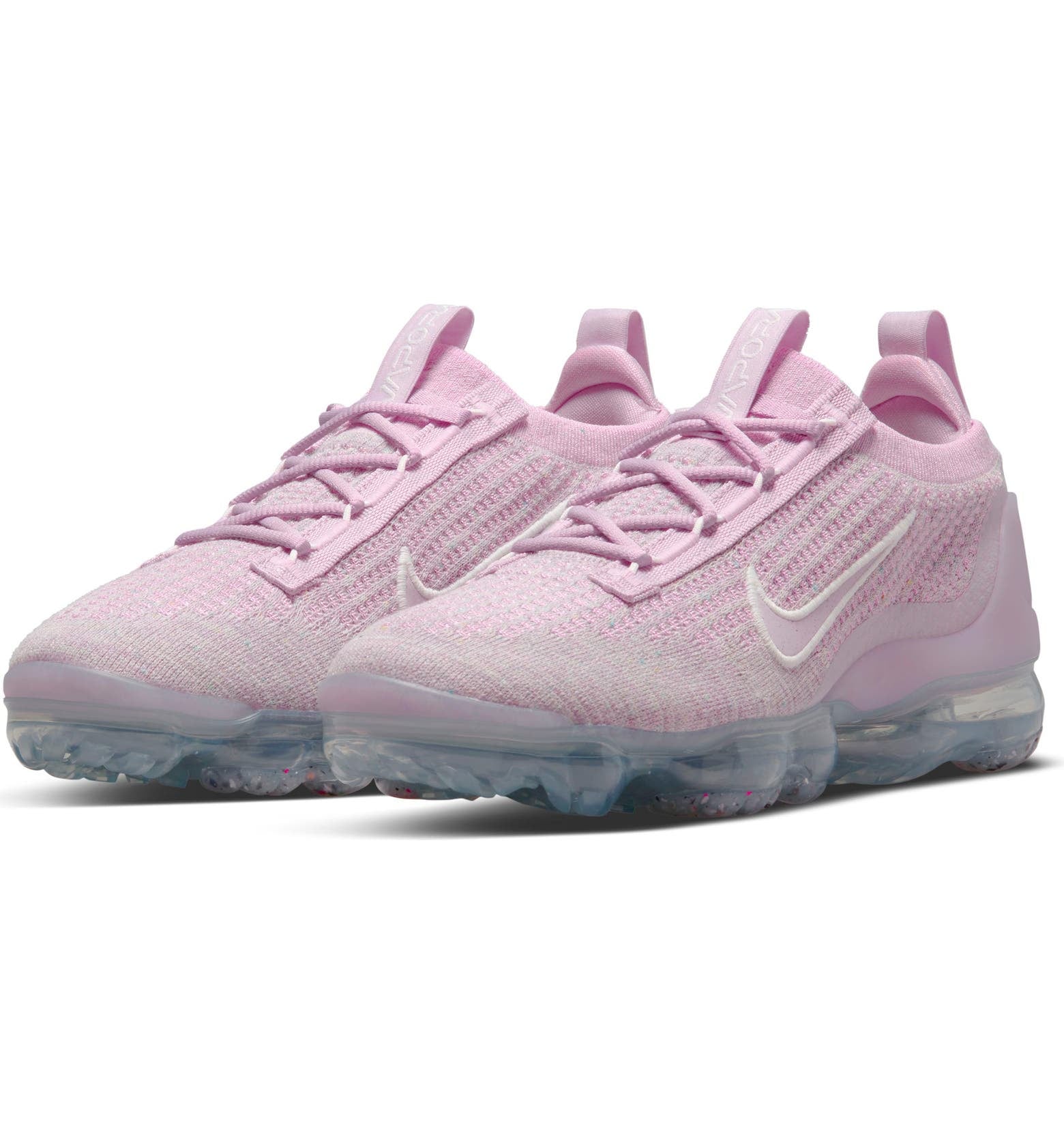 pink running nike shoes