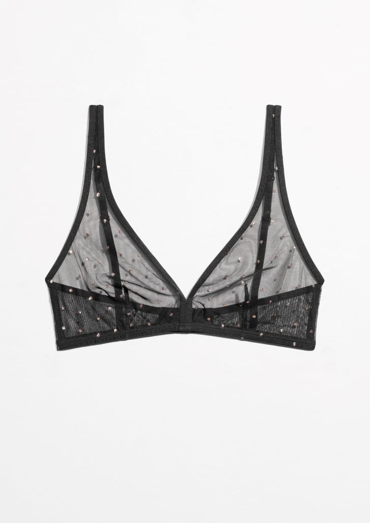 & Other Stories Embellished Soft Bra | Winter Shopping Guide | Dec ...