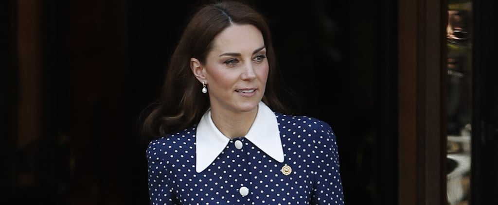 Kate Middleton Wears Polka-Dot Dress to Bletchley Park 2019