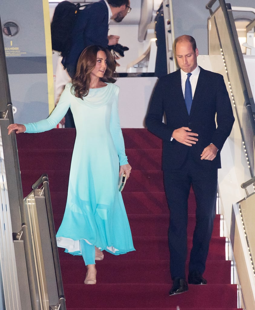 Kate Middleton's Blue Dress Is an Homage to Princess Diana